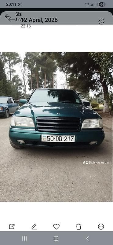 mercedes amg: Avtomobil: Mercedes-Benz C-Class (W202), sedan Rəng: Tünd yaşıl — 1