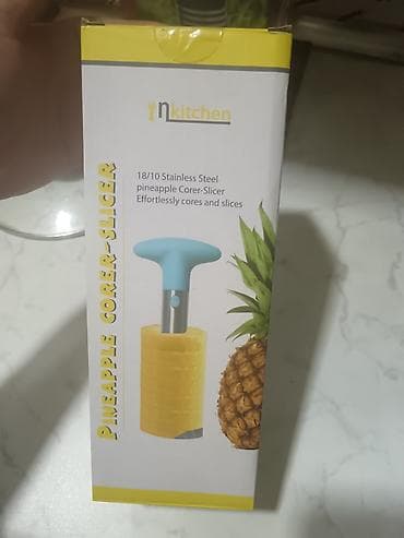 Məhsul: Nkitchen Ananas Təmizləyici və Dilimləyici - Material: 18/10 — 1