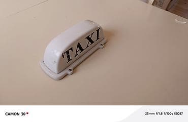 avto karavan: Məhsul: Avtomobil üçün “TAXI” dam işarəsi - Rəng: ağ korpus, qara — 3
