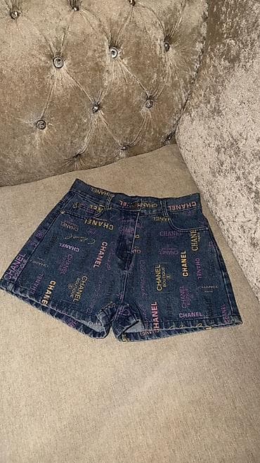 Şortlar: Şort, Chanel, S, rəng - Mavi — 1