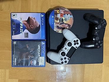 mi 11 t: PlayStation 4 Slim konsol paketi Komplekt: - PS4 Slim konsol (qara) - — 1