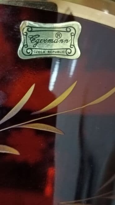 yuxuda qend qabi gormek: Çexiya istehsalı Egermann brendli bəzək qabı — 2