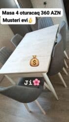 taxta stol stul satiram: Yeni, 4 stul — 1
