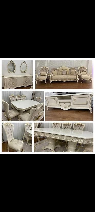 stol stul kreditle: İşlənmiş, Jurnal masası, Masa və oturacaqlar, Divan, Kredit yoxdur — 1