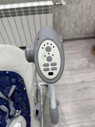 tula: Uşaq üçün elektrikli yelləncək-kreslo - Güclü metal karkaslı, geniş — 4