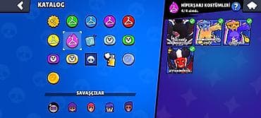 metal türbalar: Brawl Stars hesabı – yüksək səviyyəli profil - Kupa Yolu: 28,862 - — 3