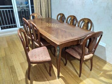 fırlanan stollar: İşlənmiş, Masa və oturacaqlar, Komod, Jurnal masası, Kredit yoxdur — 1