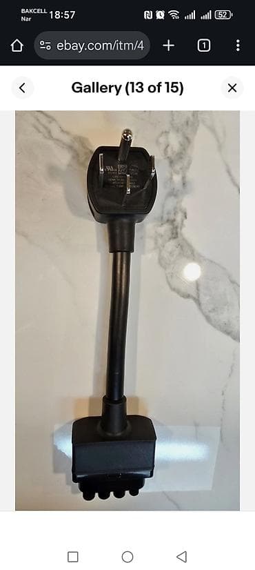 mustan: Ford NEMA 14-50 adapter kabeli – Mach‑E və F‑150 Lightning üçün Ford — 2