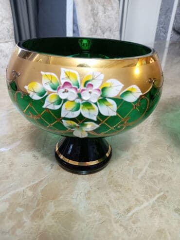 meyvə qablari: 3 hissəli dekorativ qab dəsti 3 birlikdə 50 ₼ — 2