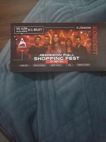 Absheron Mall Shopping Fest – Konsert Bileti Tədbir: Shopping Fest