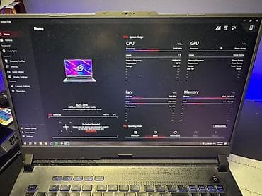 компьютерный монитор: ASUS ROG Strix oyun noutbuku Texniki xüsusiyyətlər: - Prosessor: AMD — 3