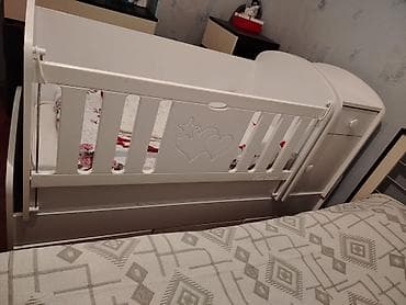 Oğlan və qız üçün, Dördbucaq, Beşik, Dəstsiz, Matras ilə, Yellənmə mexanizmsiz — 4