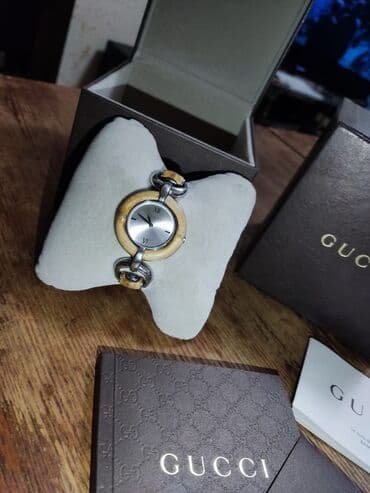 armani my way qiymeti: Original Gucci Brendin "Bamboo" kolleksiyasından qadin qol saati — 1