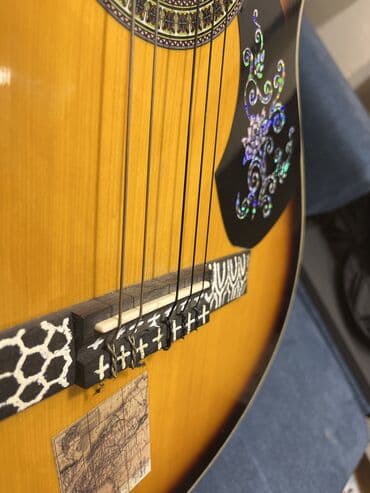 bas gitara: Акустическая гитара, Akkord, 6 струн, Б/у, Платная доставка — 3