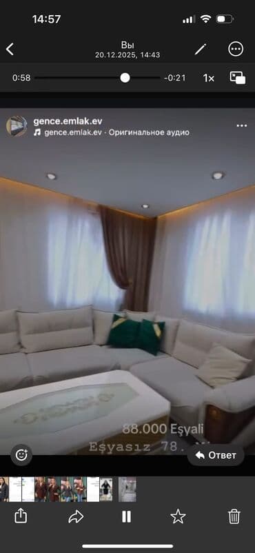 herracda olan evler: Satılır – tam təmirli mənzil (video görüntülərdən) Xüsusiyyətlər: - — 10