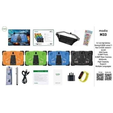modio m38: Modio M33 8GB+256GB ✓ Dual Sim Kids Android Planşet İnternet növü:5G — 5