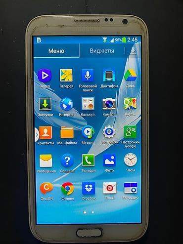 2.el apple telefon: Samsung Galaxy Note 2, 16 GB, rəng - Ağ, Sensor — 2