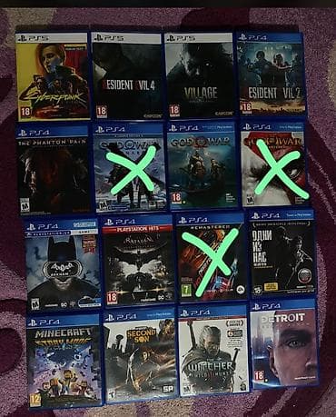 PS5 və PS4 üçün orijinal disk oyunlar kolleksiyası — 2