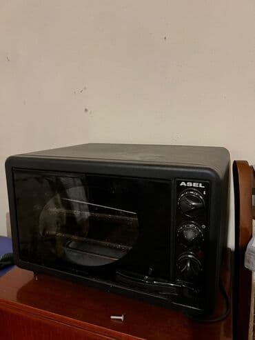 elektrik pec: Duxovka Asel, Elektrik, rəng - Qara, Ayrıca dayanan — 1