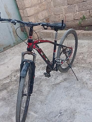 Şəhər/dağ tipli velosiped - Rəng: qara-qırmızı dizayn, dekorativ lalafo.az -da Şəhər/dağ tipli velosiped - Rəng: qara-qırmızı dizayn, dekorativ