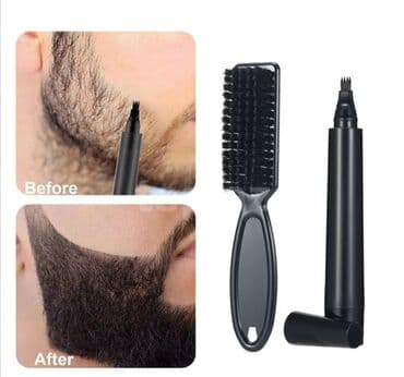 qas ucun karandaslar: Saqqal qelem ve şotkasi. ✔️Qara və Qəhvəyi rəng var. ✔️Daha gozel — 2