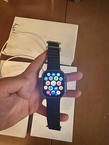 Аксессуары: Смарт часы, Apple, Водонепроницаемый, цвет - Синий — 2