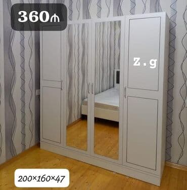 viona mebel: *Dolab 4 Qapılı 💫 360Azn* ✔️Materialı Rusiya Laminatı 18/lik — 1