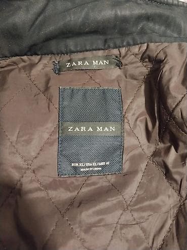 Kurtkalar: ZARA MAN kişi plaşı/jaketi - Rəng: qara - Üslub: hərbi/militar tipli — 6