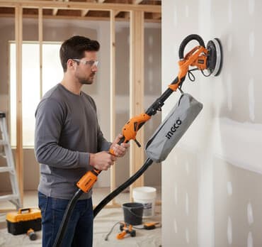 led işığ: Şukurka aparati INGCO 1050W Drywall Sander – sənaye sinfi — 1