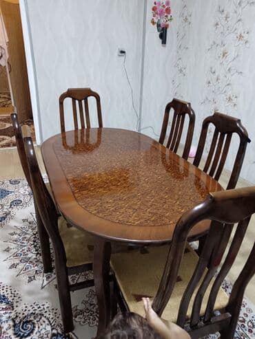 стол для переговоров овальный: Гостиный стол, Б/у, Нераскладной, Дерево, Овальный стол — 4