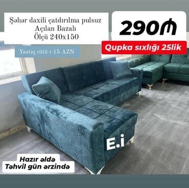 kunc divan modelleri 2020: Künc divan, Yeni, Açılan, Bazalı, Nabuk, Ödənişli çatdırılma — 4