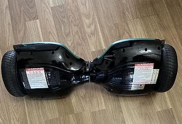 Elektrik nəqliyyatı: Hover-1 elektrikli hoverboard - Rəng: qara korpus, yaşıl vurğular və — 2