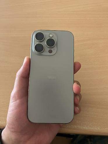 apple vision pro 256gb: IPhone 16 Pro, 256 GB, Gümüşü, Face ID, Sənədlərlə — 1