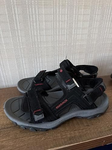 Səndəl və şəp-şüplər: Karrimor kişi sandaleti razmer 39 - Rəng: qara detallı, boz altlıq - — 2