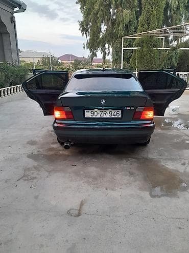disk teker alemi: BMW sedan, yaşıl-mavi (tünd petrol) rəng. E36 kuzov. - 4 qapı, salon — 9