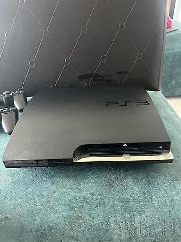 sony musiqi: Sony PlayStation 3 (PS3) Slim oyun konsolu - Model: PS3 Slim (çevik — 2