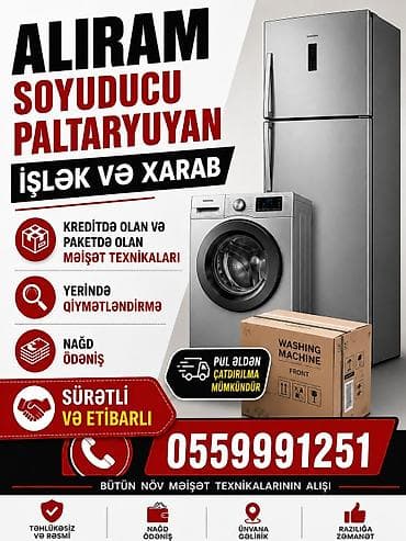 dolab soyuducu: Aliram xarab olsun islek olsun yaxsi qiymete alriq soyuducu — 1