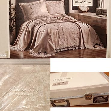 bambu tekstil: Kübra Class Home Collection – Home Premium Series yataq örtüyü dəsti — 1