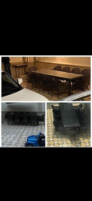 Dördbucaq masa, 10 stul, Açılmayan, Stullar ilə, Həsir toxunuşlu lalafo.az -da Dördbucaq masa, 10 stul, Açılmayan, Stullar ilə, Həsir toxunuşlu