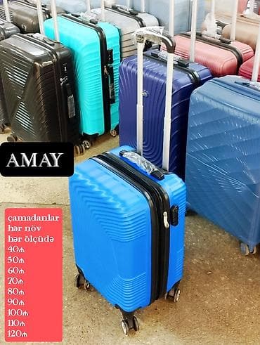 Çamadanlar – hər növ, hər ölçüdə 40 manatdan başlayan qiymətlərlə — 1