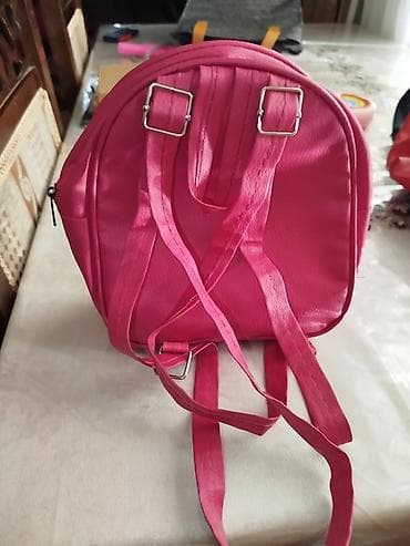 oyuncaqlar qiz ucun: Ulduz və parlaq detallarla bəzədilmiş çəhrayı uşaq bel çantası — 2