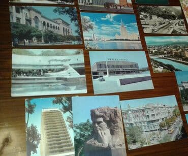 9 dollar nece manatdir: Sovet poçt açıqcaları (1950-60-70-ci illər) satılır. Hamısı Moskvada — 5