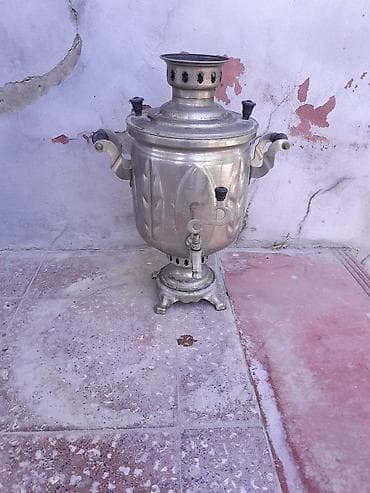 İşlənmiş Od Samovar, 5 l, Ünvandan götürmə
