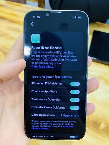 dubay iphone 13: IPhone 13 Pro, 128 GB, Sierra Blue, Zəmanət, Simsiz şarj, Face ID — 8