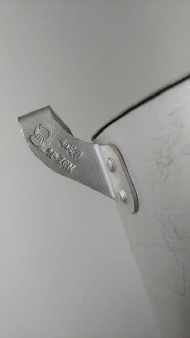 бетонный башмак для забора: Кастрюля, цвет - Серый, Алюминий — 3