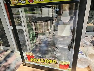 Popkorn aparatı – vitrinli, elektriklə işləyən model - Şüşə vitrinli — 2