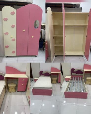 Ev üçün mebel: Qız üçün, İşlənmiş, Təknəfərlik çarpayı — 1