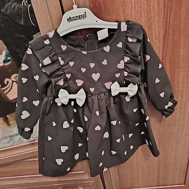 Uşaq geyimi – qız uşağı üçün paltar - Brend: Divonette - Rəng: tünd