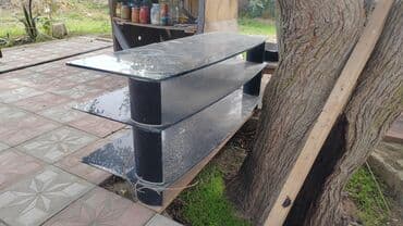 sutular: Düz TV altlığı, Polkalı, Şüşəli — 4