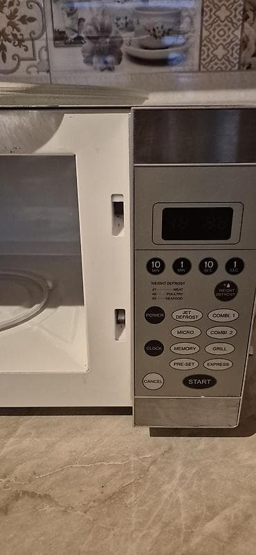 redmi 13 kabro: Mikrodalğalı soba Nikai, Ayrıca dayanan, Qril ilə, rəng - Gümüşü — 3